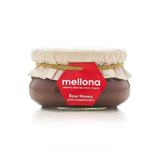 Mellona Raw Honey with Pomegranate 230g from Cyprus