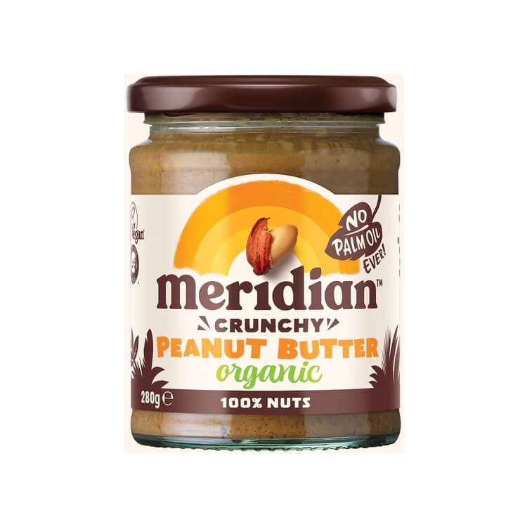 Meridian Peanut Butter Crunchy Organic 280g