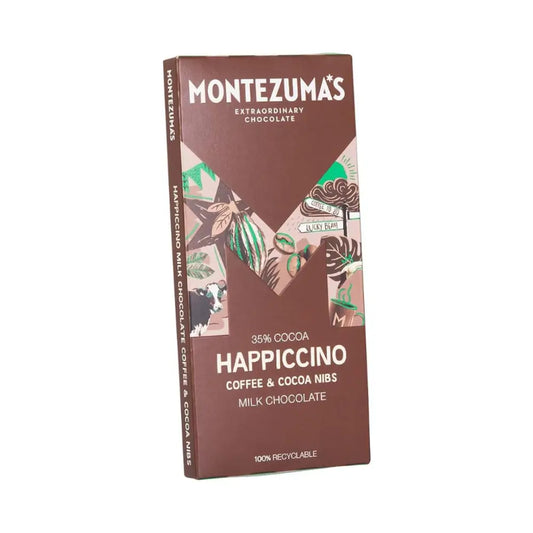Montezuma Happiccino - Milk Chocolate with Coffee & Cacao Nibs