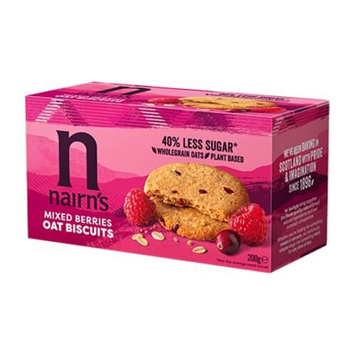 Nairn's Mixed Berries Oat Biscuits 200g