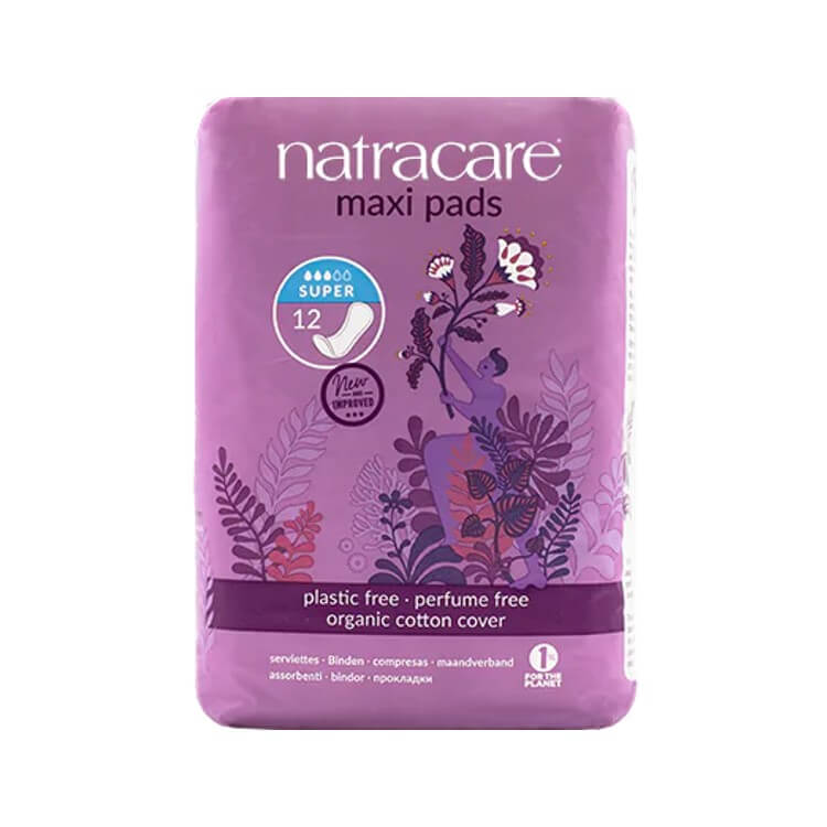 Natracare Super Maxi Pads - Ganesha Wholefoods