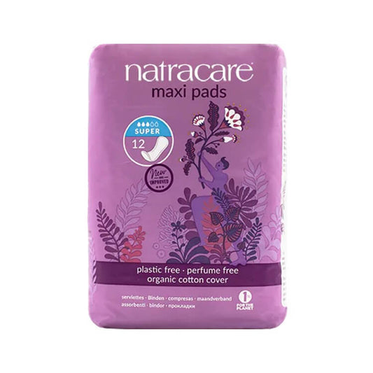 Natracare Super Maxi Pads - Ganesha Wholefoods