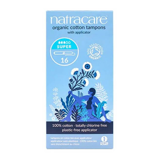 Natracare Applicator Tampons Super 16 pack