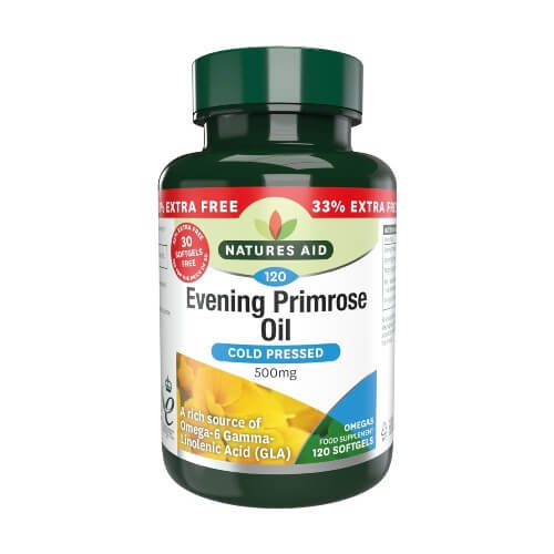 Natures Aid Evening Primrose Oil 500mg