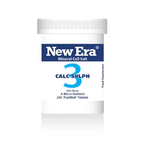 New Era No.3 Calc Sulph 240 tablets