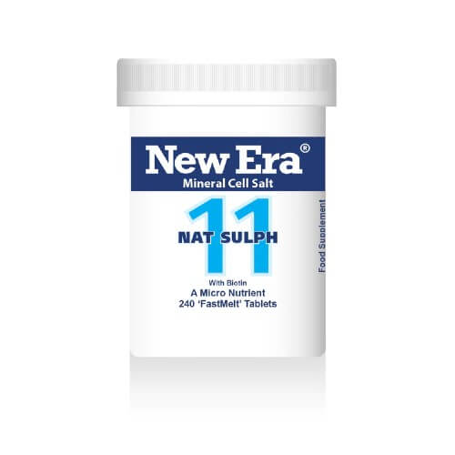 New Era No.11 Nat Sulph 240 tablets