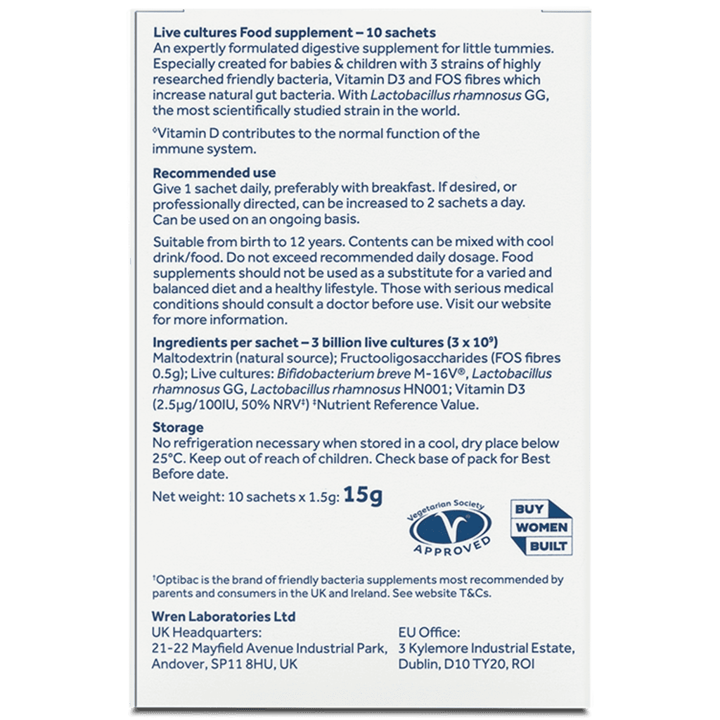 OptiBac Probiotics For Babies & Children