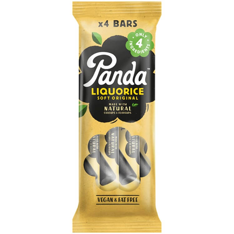 Panda Liquorice 4 Bar Pack