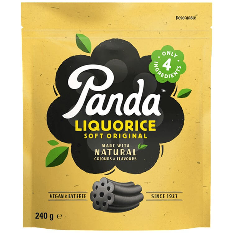 Panda Liquorice Natural Bag 240g
