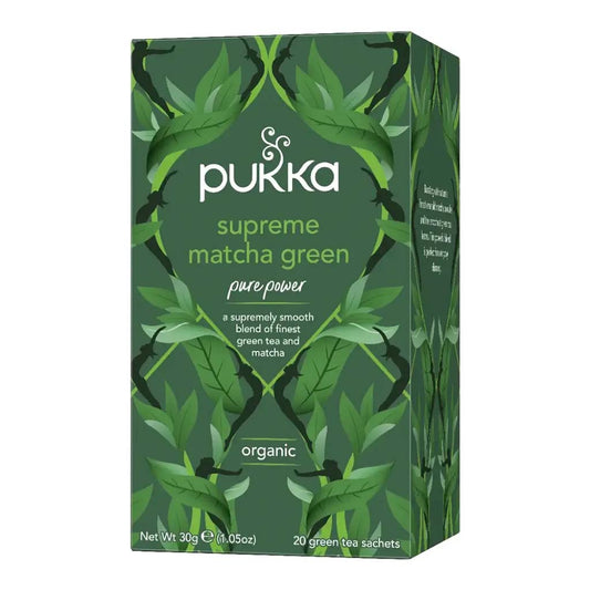 Pukka Supreme Matcha Green 20 Teabags front