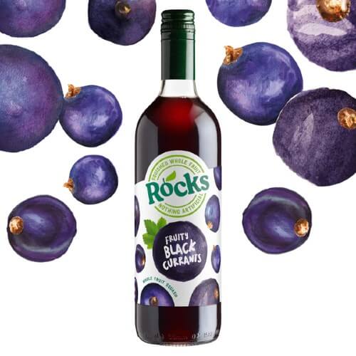 Rocks Blackcurrant Squash Organic 740ml