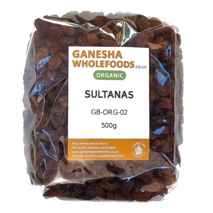 Sultanas Organic 500g
