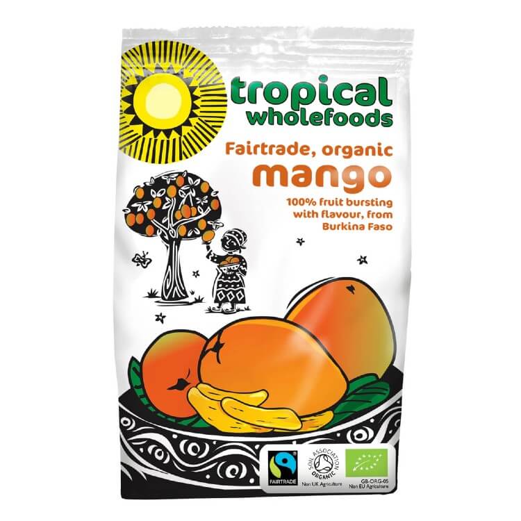 Tropical Wholefoods Dried Mango Organic 100g