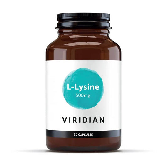 Viridian L-Lysine 500mg 30 capsules