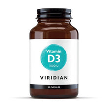 Viridian Vitamin D3 1000iu 30 capsules