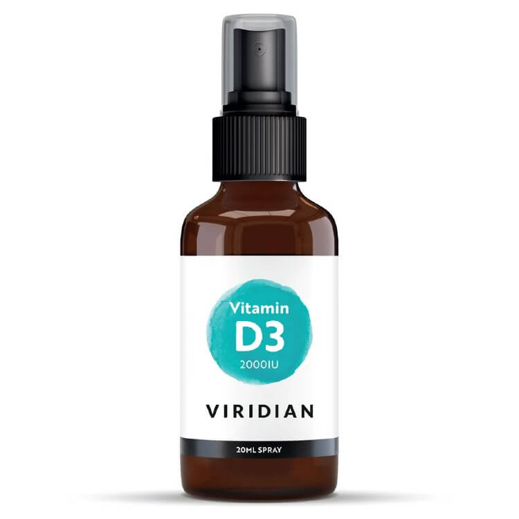 Viridian Vitamin D3 2000iu Spray 20ml