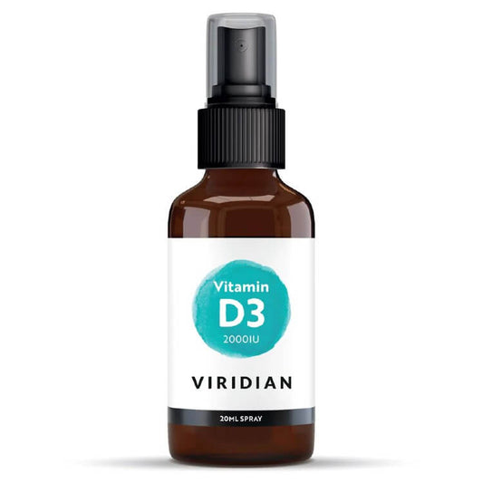 Viridian Vitamin D3 2000iu Spray 20ml