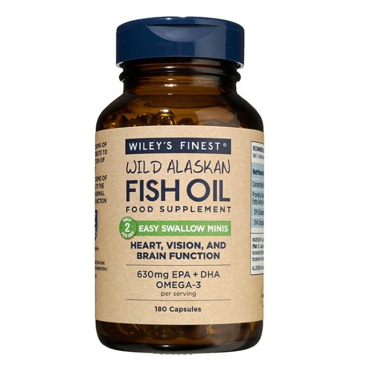 Wiley's Finest Fish Oil Easy Swallow 180 Softgels