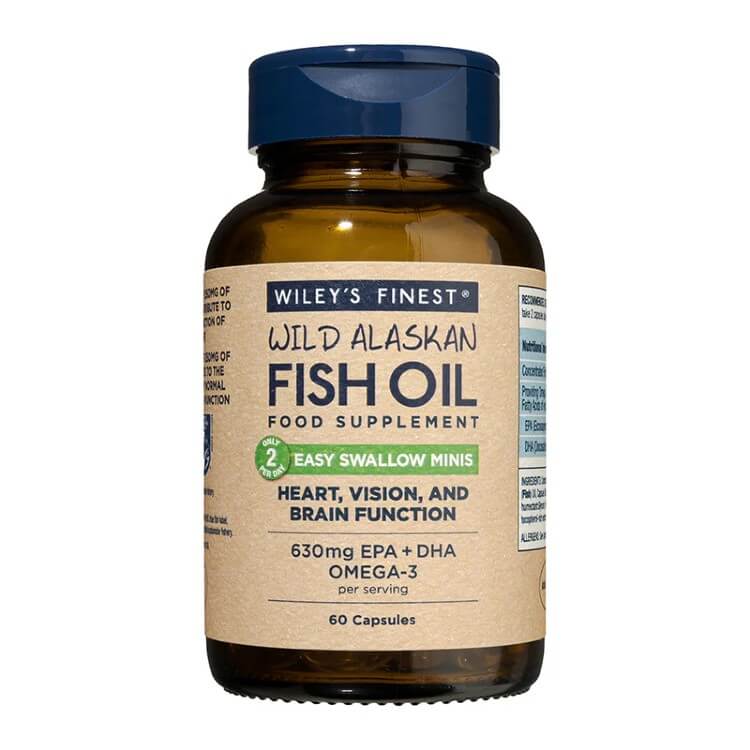 Wiley's Finest Fish Oil Easy Swallow 60 Softgels