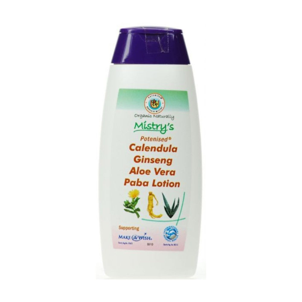 House of Mistrys Calendula, Ginseng & Aloe Vera Paba Lotion