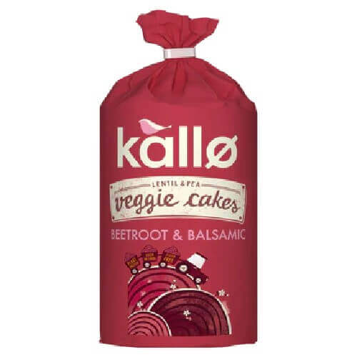 Kallo Beetroot & Balsamic Veggie Cakes 122g