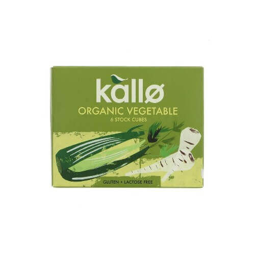 Kallo Vegetable Stock Cubes Organic 66g