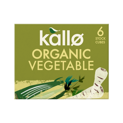 Kallo Organic Vegetable Stock Cubes 66g pack of 6