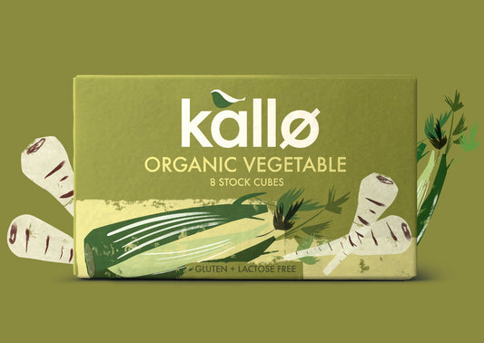 Kallo Organic Vegetable Stock Cubes serving suggestion