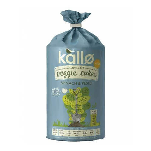 Kallo Spinach and Pesto Veggie Cakes 122g