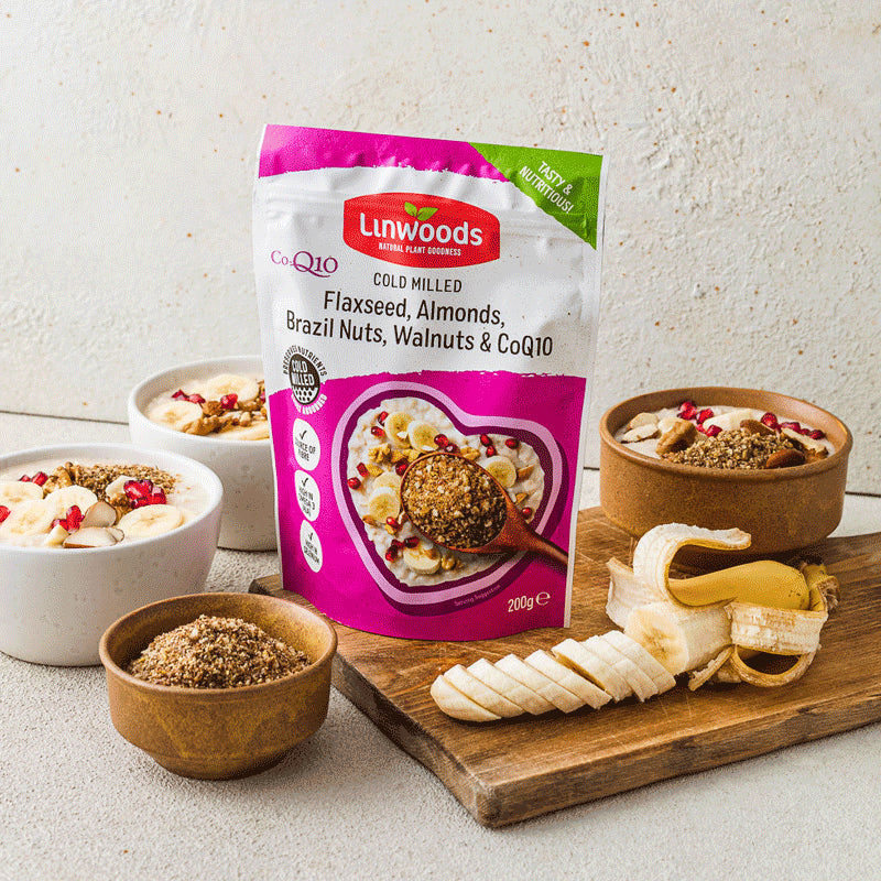 Linwoods Flaxseeds, Nuts & Co-Enzyme Q10 spoonful