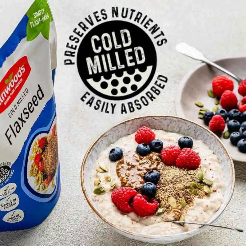 Linwoods Milled Flaxseed with porridge