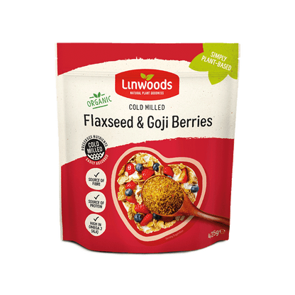 Linwoods Organic Flaxseed & Goji Berries 425g pack