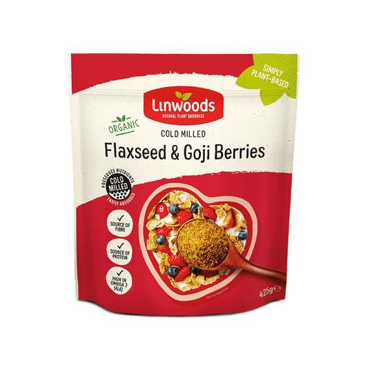 Linwoods Organic Flaxseed & Goji Berries 425g pack