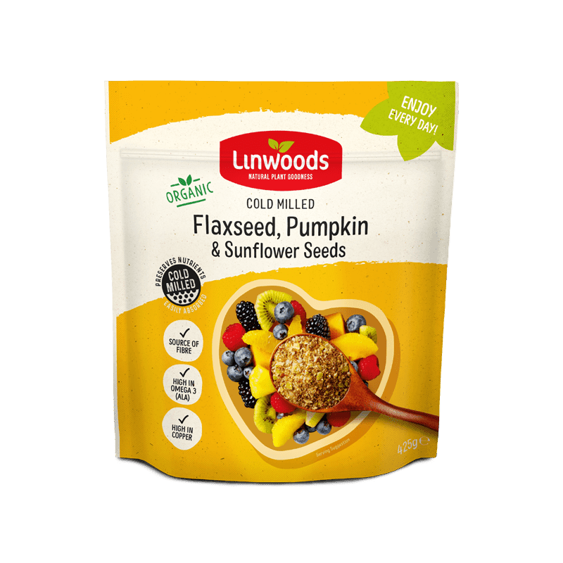 Linwoods Organic Flaxseed, Pumpkin & Sunflower Seeds 425g pack