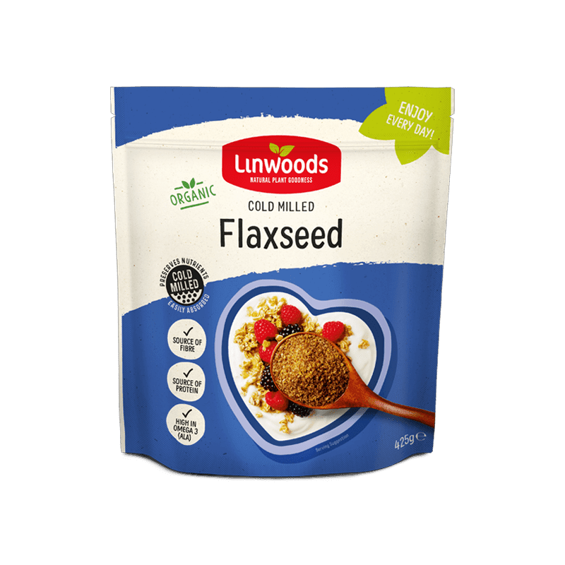 Linwoods Organic Milled Flaxseed 425g pack