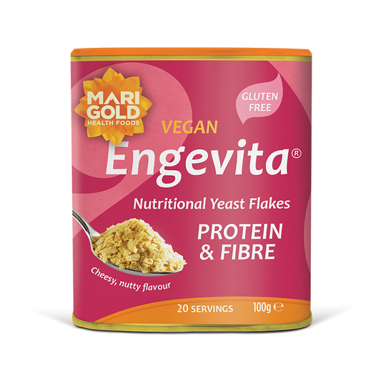 Marigold Engevita Protein & Fibre Nutritional Yeast Flakes 100g tub