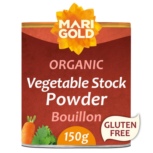 Marigold Organic Vegetable Bouillon Powder 150g tub