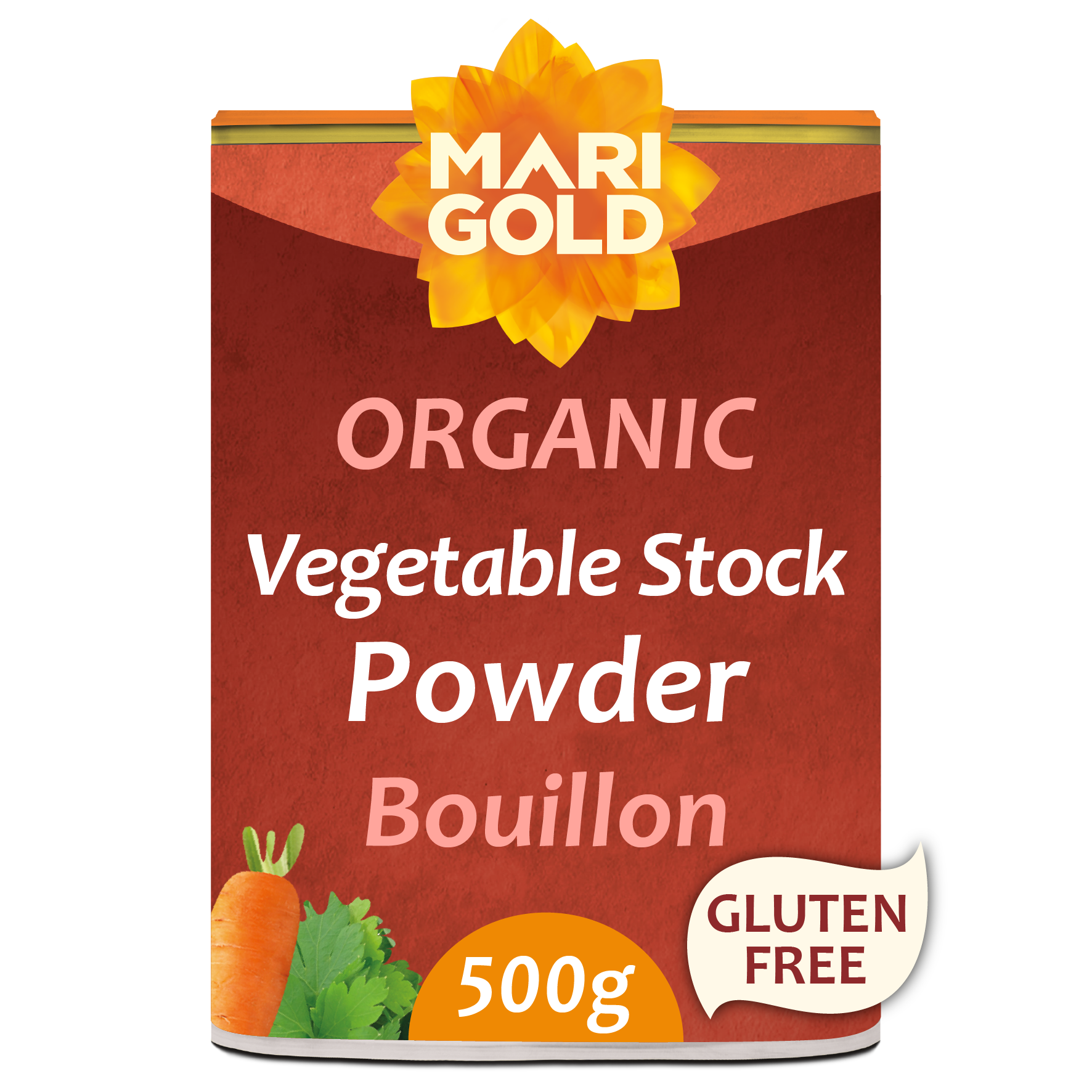 Marigold Organic Vegetable Bouillon Powder 500g tub