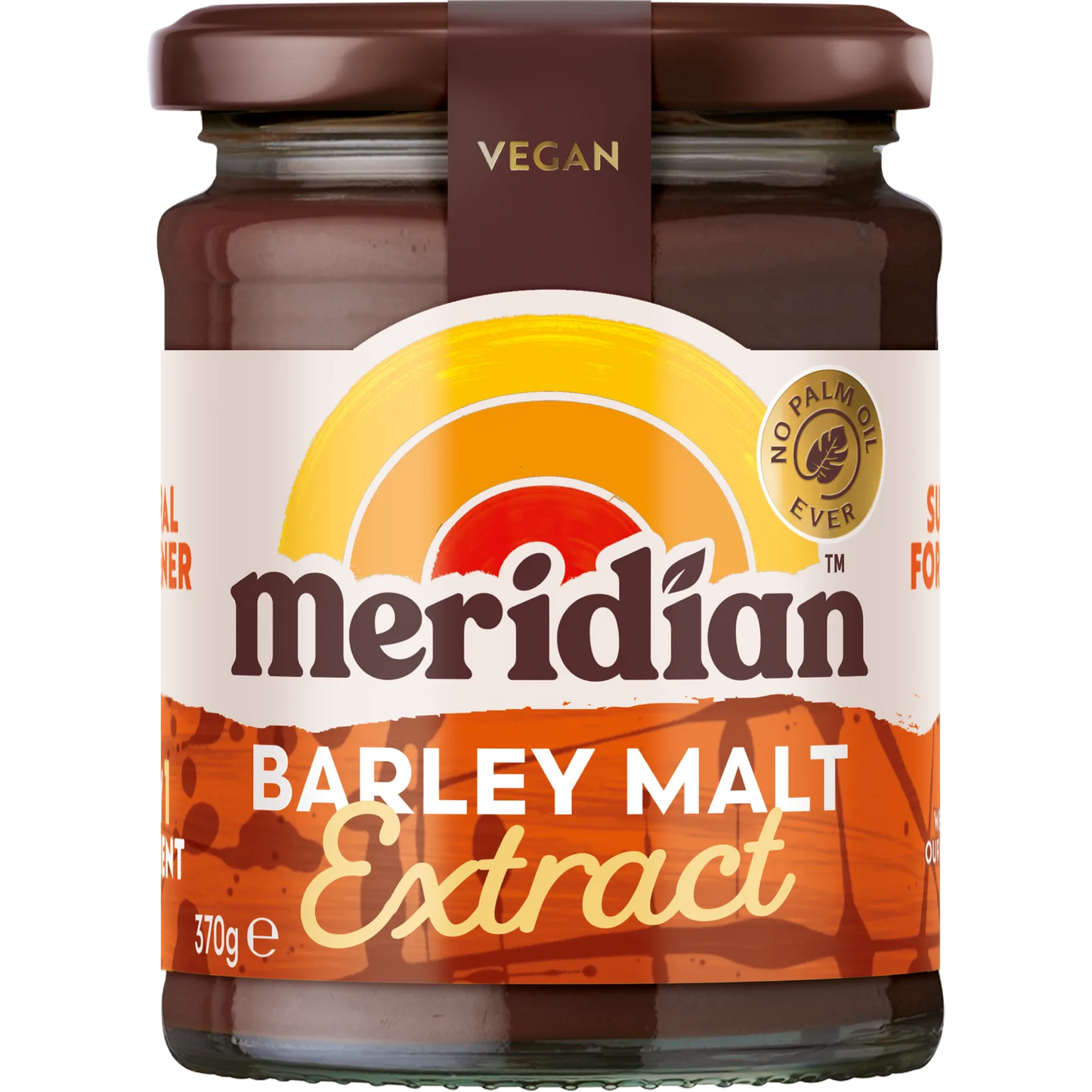Meridian Barley Malt Extract 370g front of jar