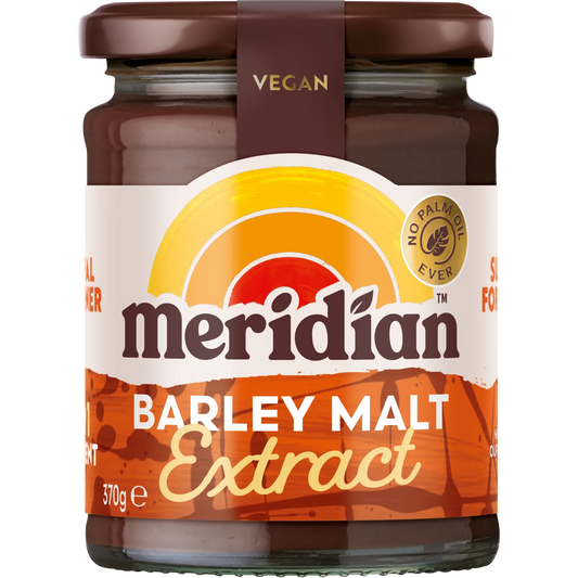 Meridian Barley Malt Extract 370g front of jar