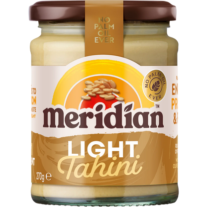 Meridian Light Tahini 270g front of jar