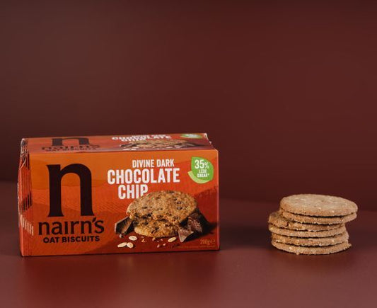 Nairn's Dark Chocolate Oat Biscuits pack