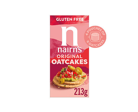Nairn's Gluten Free Oatcakes 213g pack front