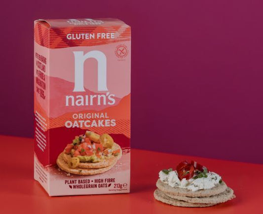 Nairn's Gluten Free Oatcakes close up
