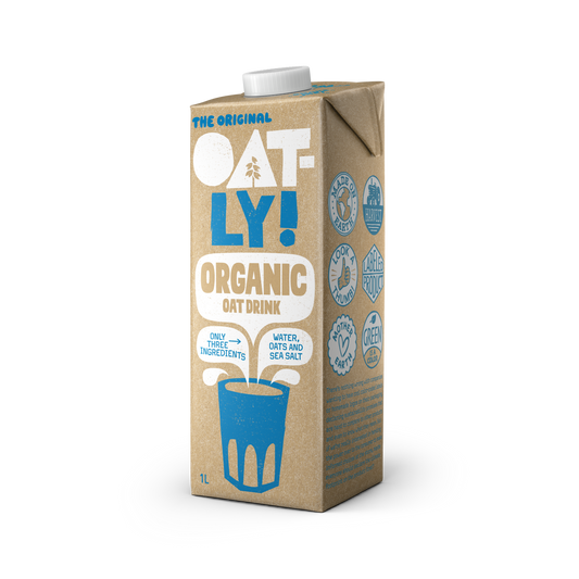 Oatly Oat Drink Organic 1 litre pack front