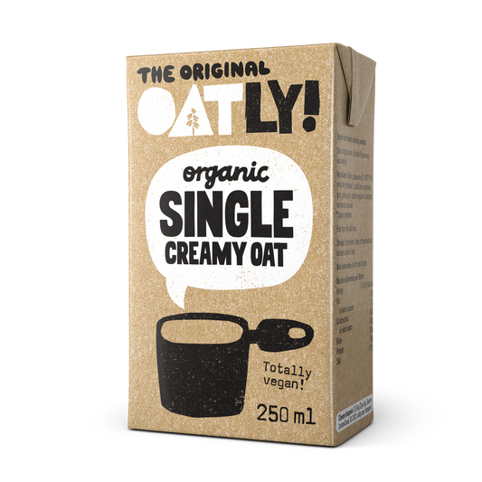 Oatly Organic Single Cream 250ml pack front