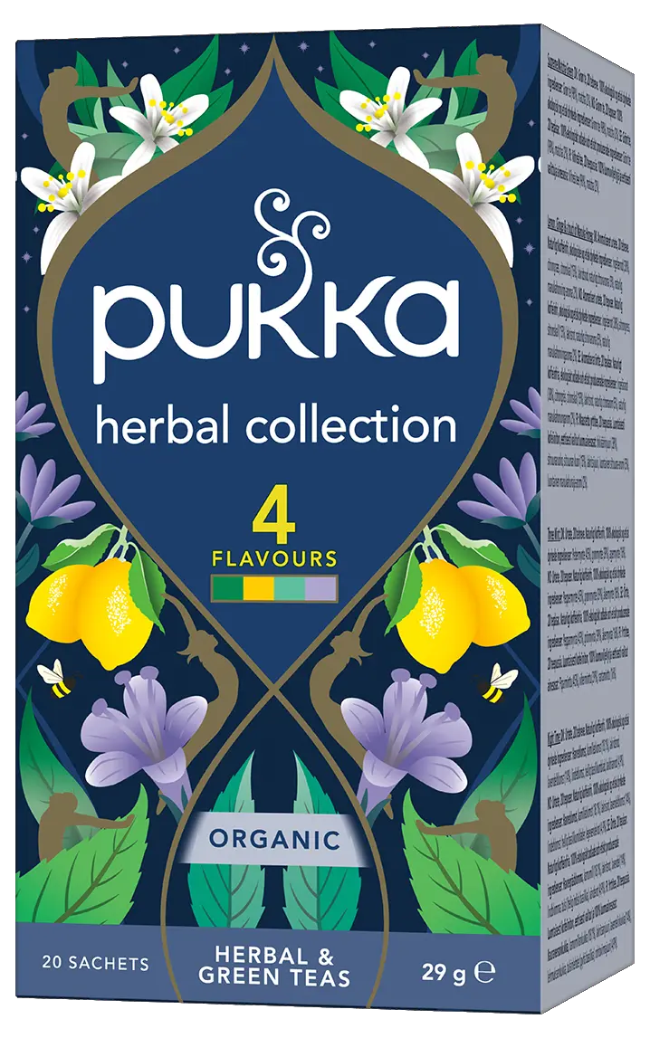 Pukka Herbal Collection tea box