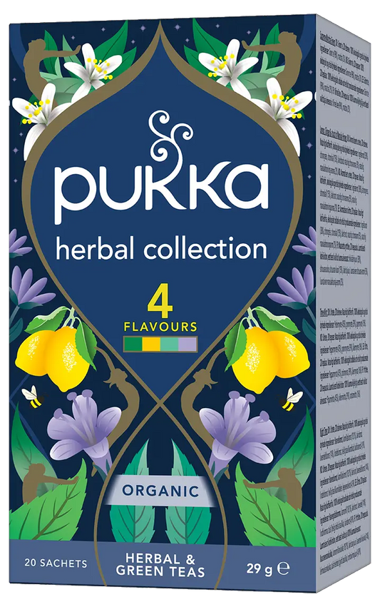 Pukka Herbal Collection tea box