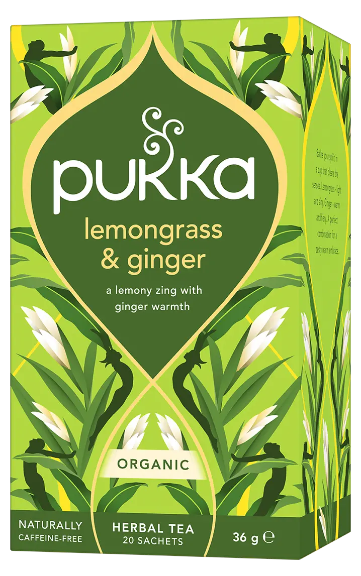 Pukka Tea Lemongrass & Ginger pack