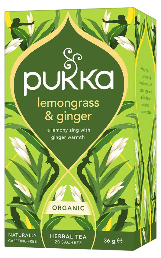 Pukka Tea Lemongrass & Ginger pack